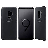 Силиконовый чехол для Samsung Galaxy S9 Plus Черный микрофибра soft touch