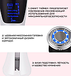Мікрострумовий Масажер Для Обличчя З Функцією EMS + Фототерапія (Холод Тепло) Для Ліфтингу Омолодження та Підтяжки Шкіри Білий, фото 9