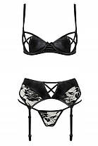 Комплект жіночої спідньої білизни Avanua Hessa Set Black | Knopka, фото 4