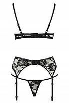Комплект жіночої спідньої білизни Avanua Hessa Set Black | Knopka, фото 5