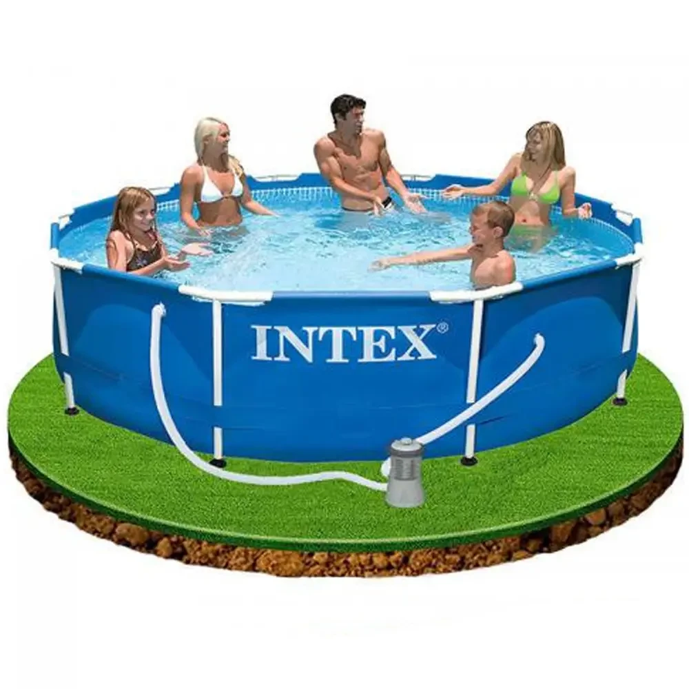 Басейн круглий каркасний Intex 28202 з фільтр-насосом 305х76 см на 4485 л