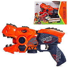 Бластер Іграшковий Пістолет Дитячий Дракон зі світлом і Звуком Combuy Червоний BB11