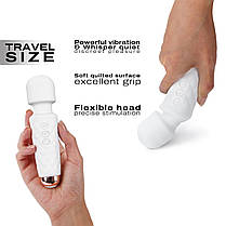 Мініібромасажер Dorcel Wand Mini Wanderful White, фото 3