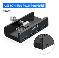 ORICO MH4PU-P USB3.0 концентратор USB hub розгалужувач чорний, фото 3