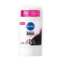 Дезодорант-стик Nivea Black & White Invisible Clear 48H 50 мл