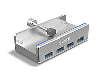 ORICO MH4PU-P USB3.0 концентратор USB hub разветвитель чёрный Серебро