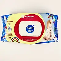 Влажные салфетки Aqua Baby 120шт chamomile Superfresh, SUMMER FRESH, Handy Fresh