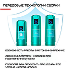 Бездротовий Дермапен 6 Режимів + 2 Насадки Автономний Електричний Мезороллер Для Обличчя та Тіла Dr.Pen А6s, фото 3