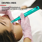 Бездротовий Дермапен 6 Режимів + 2 Насадки Автономний Електричний Мезороллер Для Обличчя та Тіла Dr.Pen А6s, фото 6