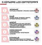 Мікрострумовий Масажер Для Обличчя RF + LED Терапія + Технології EMS та Прилад Для Ліфтингу, Омолодження та Підтяжки М'яз Обличя, фото 4