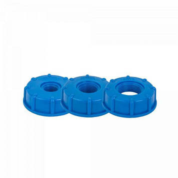 Набір з'єднань IBC, 3 x РВ S60x6 / РВ 3/4", 1/2", 1", IBCS60F-SET Shopolife