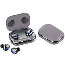 Бездротові Bluetooth Навушники Вакуумні З Вбудованим Чипом BLUETRUM D09 Pro TWS Сірі