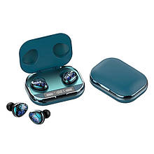 Бездротові Bluetooth Навушники Вкладиші З Вбудованим Чипом BLUETRUM D09 Pro TWS Зелені
