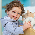 Силіконова Колекційна Лялька Реборн Reborn Хлопчик Єгорка (Вінилова Лялька) Висота 55 см, фото 2