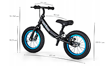 Велобіг дитячий біговел Cariboo Adventure Balance Bike 12" двоколісний від 3 років, фото 4