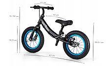 Велобіг дитячий біговел Cariboo Adventure Balance Bike 12" двоколісний від 3 років, фото 3