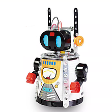 Дитячий Інтерактивний Робот на Радіокеруванні Іграшка Робот Збери Сам зі світлом і Звуком