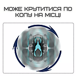 Трюкова Машинка Перевертень Швидкісна з LED Підсвічуванням та Обертовим Корпусом Радіокерована Машинка на Акумуляторі MKB Fancy, фото 6