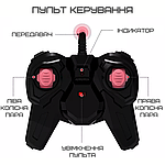 Швидкісна Машинка Перевертень на Радіокеруванні з LED Підсвічуванням і Обертовим Корпусом Трюкова Машинка на Акумуляторі MKB Fancy, фото 7