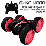 Швидкісна Машинка Перевертень на Радіокеруванні з LED Підсвічуванням і Обертовим Корпусом Трюкова Машинка на Акумуляторі MKB Fancy, фото 8