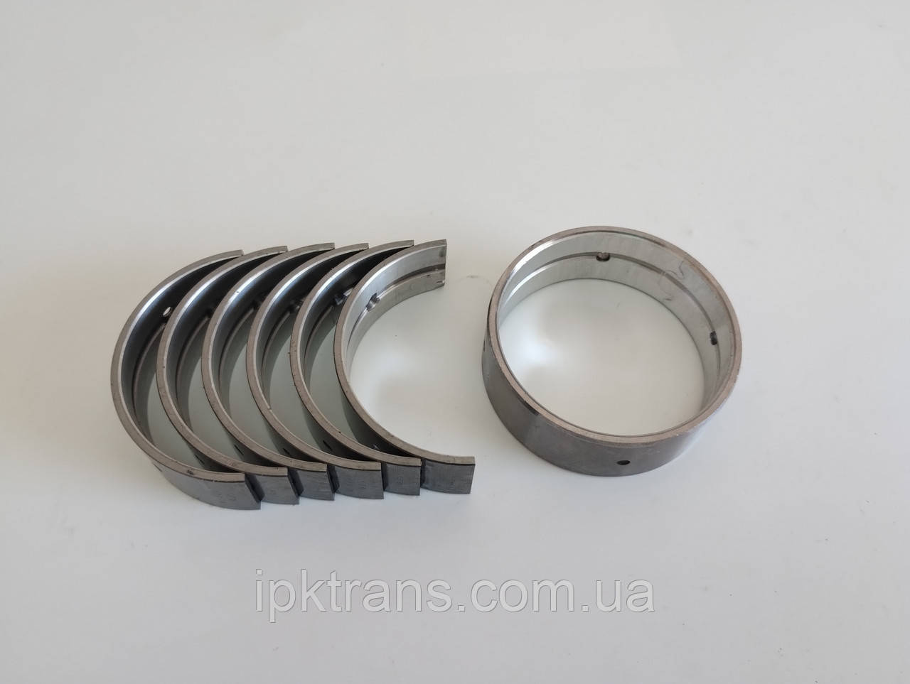 Вкладки корінні колінвала трактора Kubota D1503 +0,50
