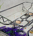 Марміт настільний зі скляною місткістю 3 л EB-1441 Марміт із підігрівом на підставці Марміт для других страв, фото 3