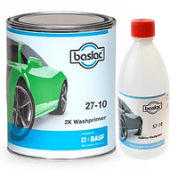 Комплект 2К фосфатирующий грунт BASLAC 27-10 WASHPRIMER + отвердитель BASLAC 57-10 ADDITIVE WASHPRIMER - 1.5л