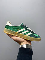 Женские Кроссовки Adidas x Gucci Gazelle Green 36-37