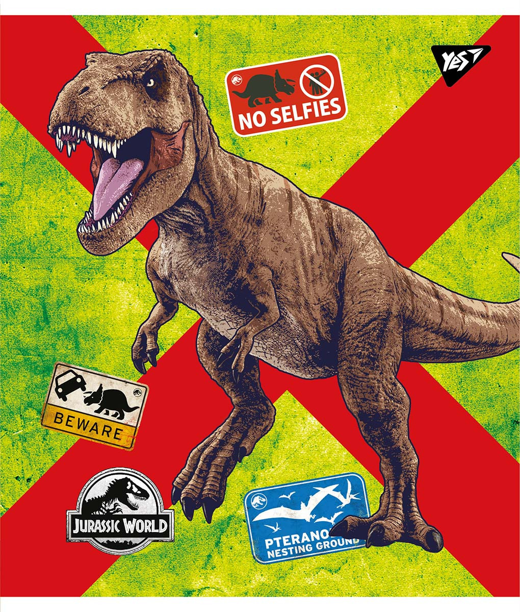 Зошит шкільний А5/18 лінія YES Jurassic world  набір 25 шт. (766350)