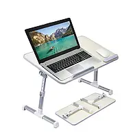 Стіл для ноутбука ELaptop Desk A8 Бежевий підставка трансформер складана для комп'ютера