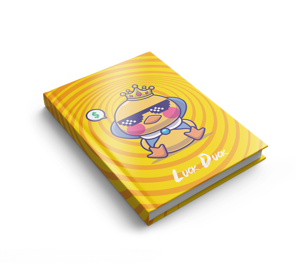 Блокнот Аркуш Каченя А6 160арк у клітинку тверда обкладинка (1В2473), фото 1