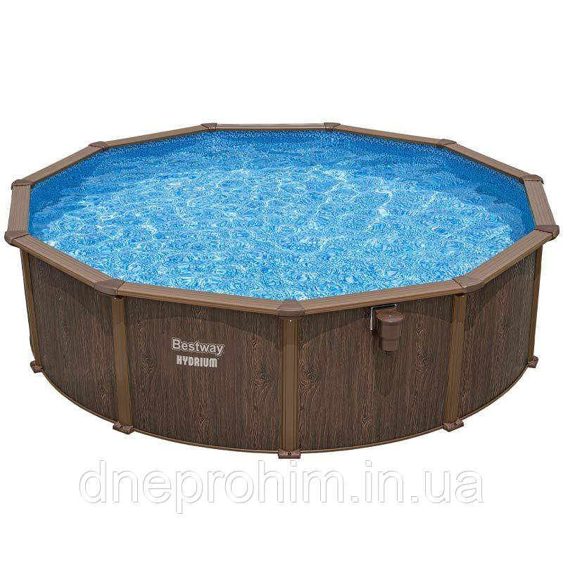 Збірний басейн Bestway Hydrium 561CU (488х130 см) з піщаним фільтром, драбиною та тентом