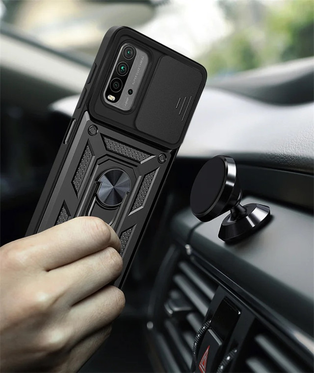 Ударостійкий чохол Camshield Serge Ring for Magnet для Xiaomi Poco M3 / Redmi 9T Ударостійкий чохол Camshield Serge Ring for Magnet для Xiaomi Poco M3 / Redmi 9T