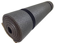 Каремат коврик для йоги и фитнеса 1800×600×10мм, "Комфорт Люкс", однослойный, цвет графит
