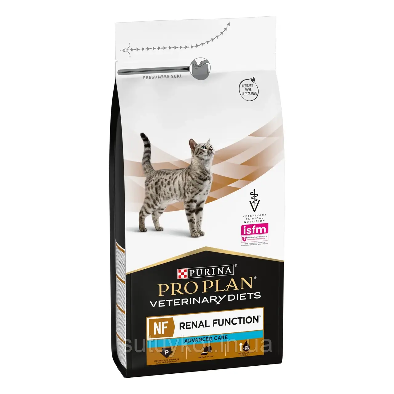 Purina Pro Plan Veterinary Diets NF Renal Про план корм для котів при захворюваннях нирок, 1,5 кг, фото 1