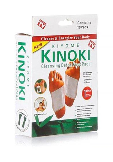 Пластир детоксикаційний для ніг Kinoki Cleansing Detox Foot Pads 10 шт