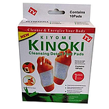Пластир детоксикаційний для ніг Kinoki Cleansing Detox Foot Pads 10 шт, фото 3