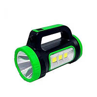 Туристический фонарь, фонарь для кемпинга с ручкой для подвешивания XBL 818C-3W+COB Зеленый