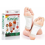 Медичний пластир детоксикаційний для ніг Kinoki Cleansing Detox Foot Pads 10 шт3, фото 3