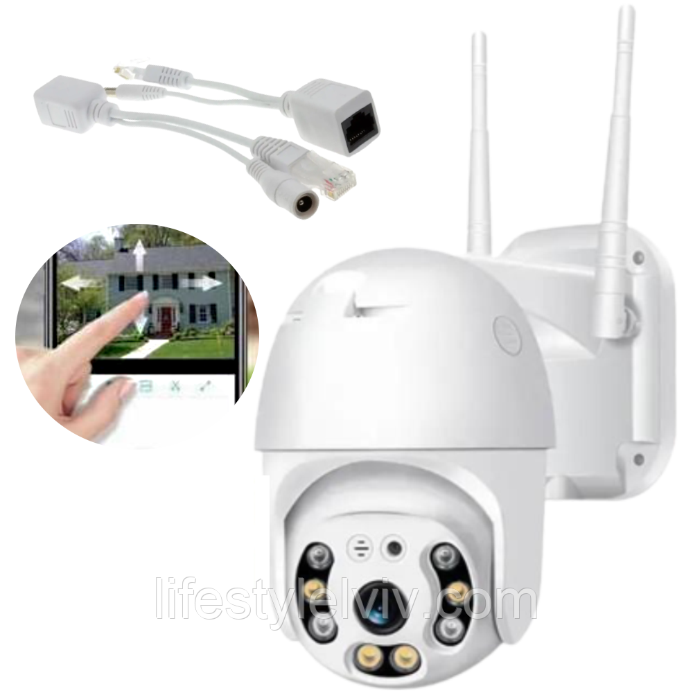 Вулична камера відеоспостереження CAMERA CAD N3 WIFI 2,0mp / Поворотна IP камера / Зовнішня поворотна камера, фото 1
