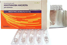 Нікотинова кислота для волосся(Вітамін В3)