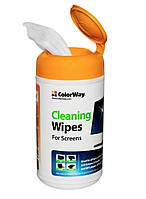 Серветки для чищення електроніки ColorWay CW-1071 (100шт)