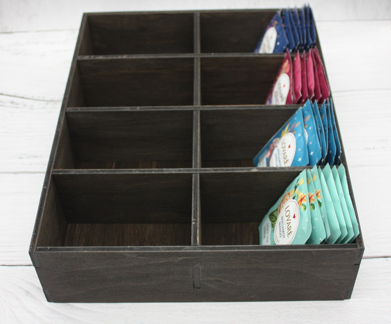 Органайзер для чая EcoWood (чайние пакетики) горизонтальный(BRT) (ID ...