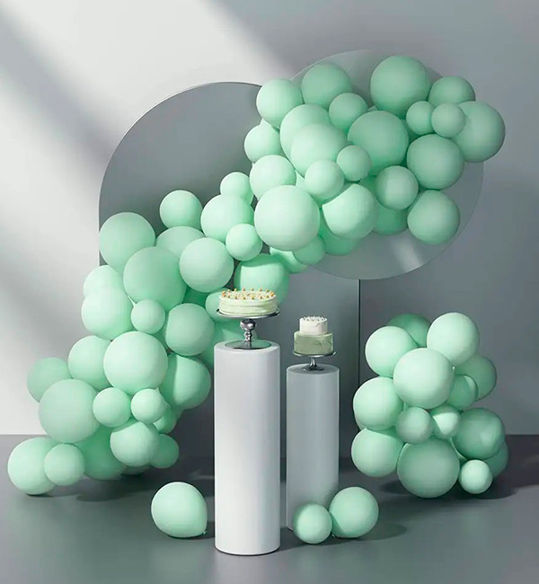 Арка з повітряних кульок "Mint", набір - 80 шт., Італія