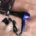 Професійний фен для сушіння волосся Mozer MZ 5929 Компактний Синій, фото 4