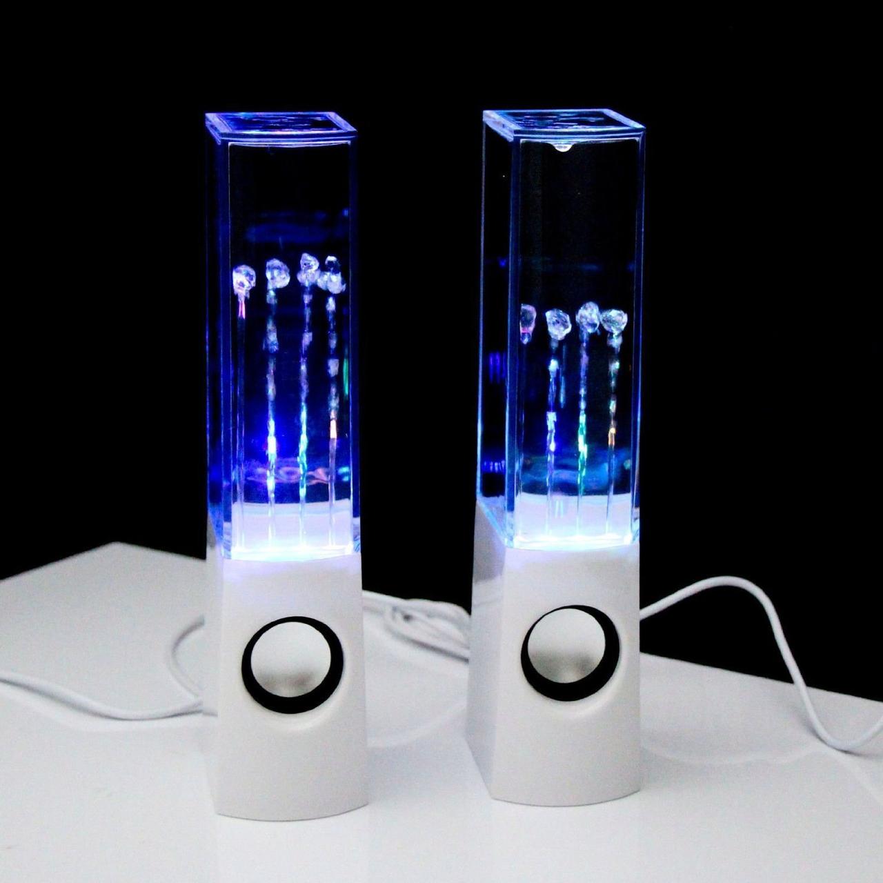Колонки UFT Dancing Water Speakers 15000 Гц компьютерные с фонтанчиком с подсветкой к ПК - фото 1 - id-p1612922868