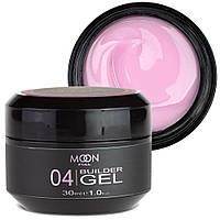 Moon Full Builder Gel № 04 - гель моделирующий, нежно-сереневый, 30 мл