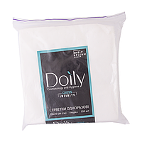 Серветки в пачці Doily® CROSS INFINITY 20х20 см (100 шт./пач) зі спанлейсу 45 г/м2 Текстура: гладка