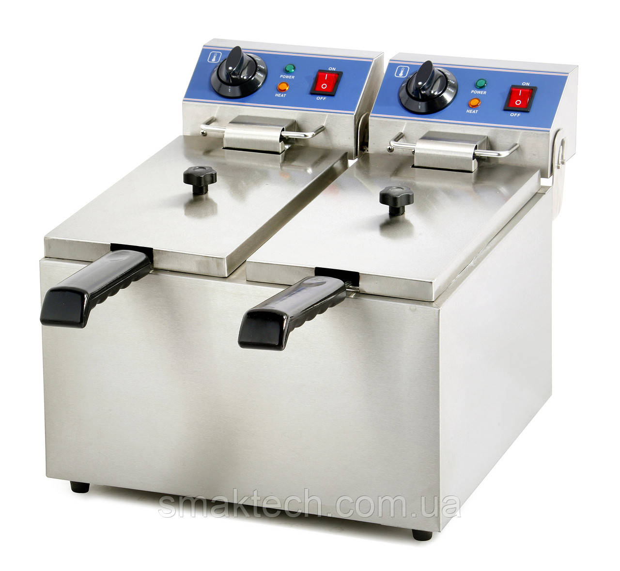 Фритюрниця електрична на дві ванни 8+8 л REEDNEE EF082L, фото 1