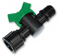 Мінікран лінійний різьба зовнішня 1/2" / різьба внутрішня 3/4", DSWZ11-1234L AGS